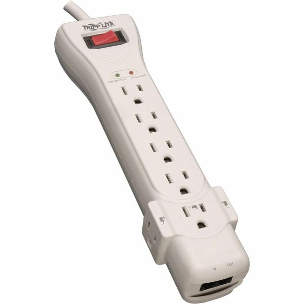 Tripp Lite Surge Protector Power Strip 120V 7 Outlet RJ11 15' Cord 2520 Joules