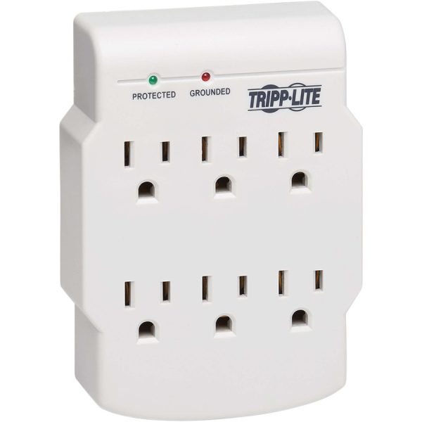 Tripp Lite Surge Protector Wallmount Direct Plug In 120V 6 Outlet 540 Joules