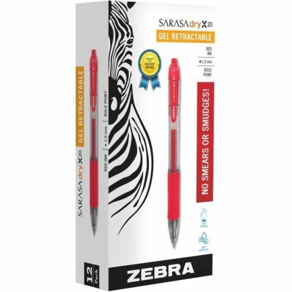 Zebra SARASA dry X20 Retractable Gel Pen