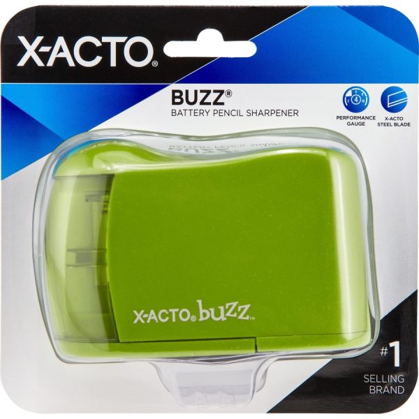 Elmer's Exacto Buzz Pencil Sharpener - Handheld - Assorted - 1 Each