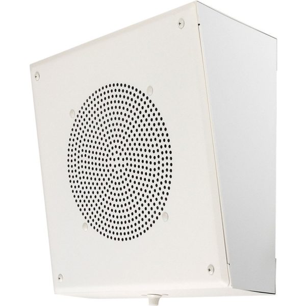 Quam Indoor Screw Mount, Surface Mount Speaker - 12 W RMS - White - TAA Compliant