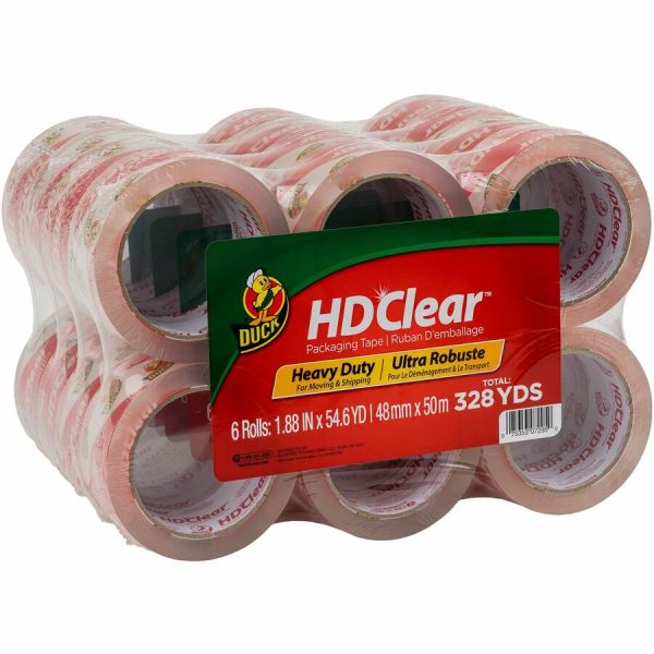 Duck Brand HD Clear Packing Tape