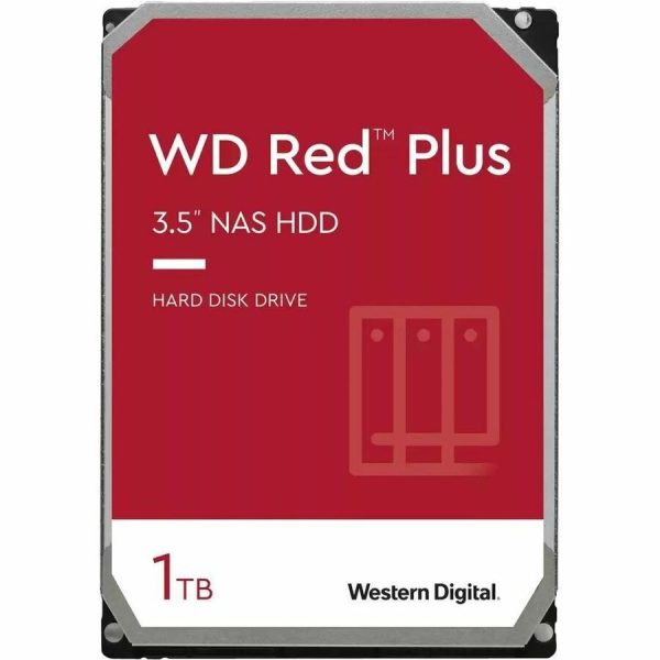 Western Digital Red WD10EFRX 1 TB Hard Drive - 3.5" Internal - SATA (SATA/600) - Conventional Magnetic Recording (CMR) Method