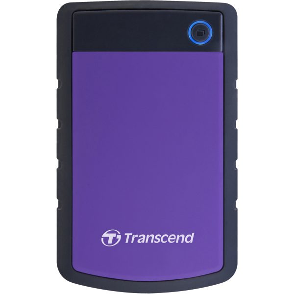 Transcend StoreJet 25H3P 2 TB Portable Hard Drive - 2.5" External - SATA - Purple - USB 3.0 - 5400rpm - 3 Year Warranty - 1 Pack