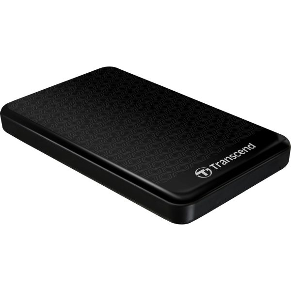 Transcend StoreJet 25A3 2 TB Portable Rugged Hard Drive - 2.5" External - SATA - Black - USB 3.0 - 3 Year Warranty