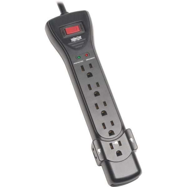 Tripp Lite Surge Protector Power Strip 7 Outlet 25 ft Cord Black 2160 J