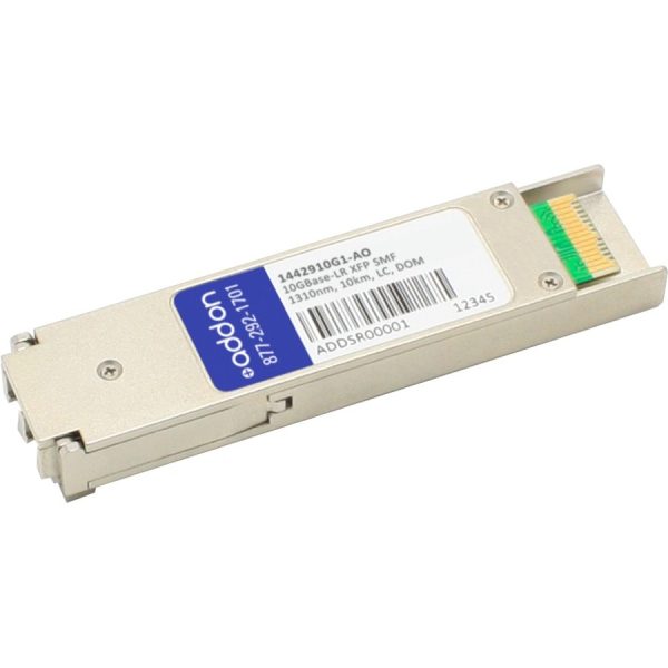 AddOn ADTRAN 1442910G1 Compatible TAA Compliant 10GBase-LR XFP Transceiver (SMF, 1310nm, 10km, LC, DOM)