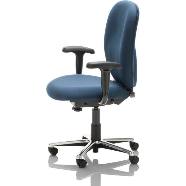 United Chair Savvy Management Chair - Zest Plush Seat - Zest Nylon Back - High Back - 5-star Base - 1 Each