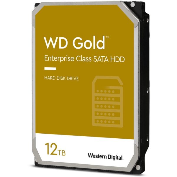 WD Gold 12TB Enterprise-class Hard Drive SATA 6 Gb/s 7200 RPM 256MB Cache 3.5-Inch Form Factor