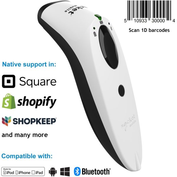 SocketScan® S730, 1D Laser Barcode Scanner, White