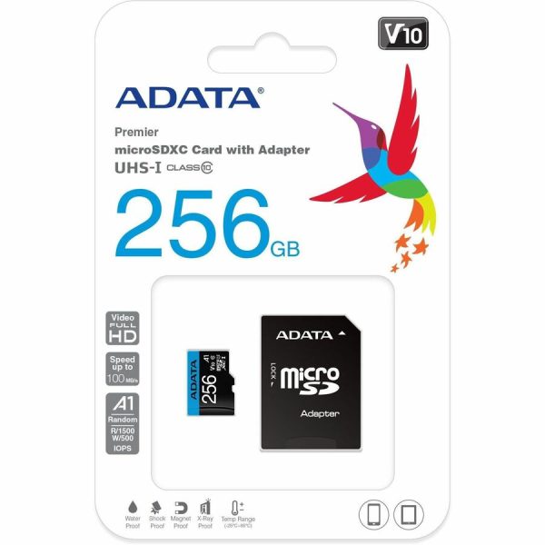 Adata Premier 256 GB Class 10/UHS-I V10 microSDXC