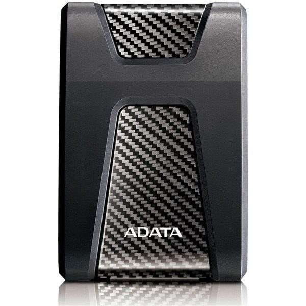 Adata DashDrive Durable HD650 AHD650-1TU31-CBK 1 TB Portable Hard Drive - 2.5" External - Black - Gaming Console Device Supported - USB 3.2 (Gen 1) - 256-bit AES Encryption Standard - 3 Year Warranty - 1 Pack