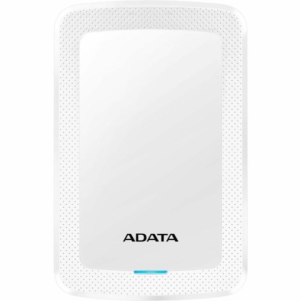 Adata HV300 1 TB Hard Drive - External - White - Gaming Console Device Supported - USB 3.2 (Gen 1) - 256-bit AES Encryption Standard - 3 Year Warranty