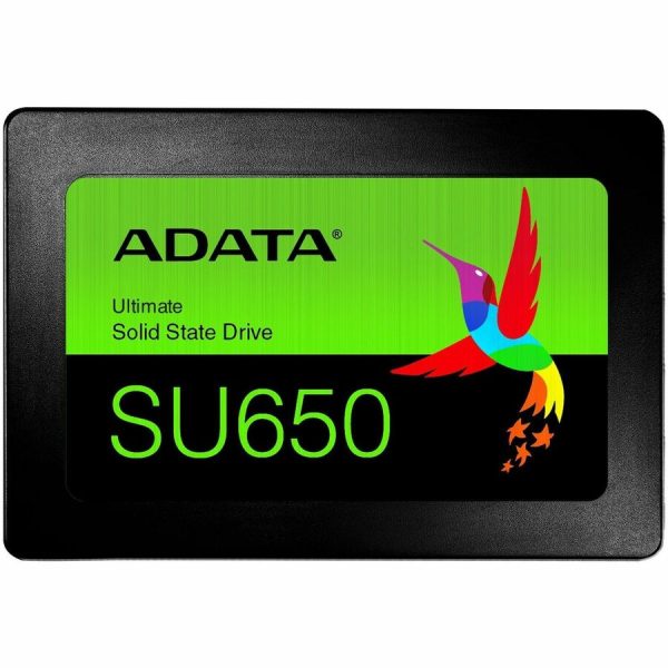 Adata Ultimate SU650 480 GB Solid State Drive - 2.5" Internal - SATA (SATA/600) - Black