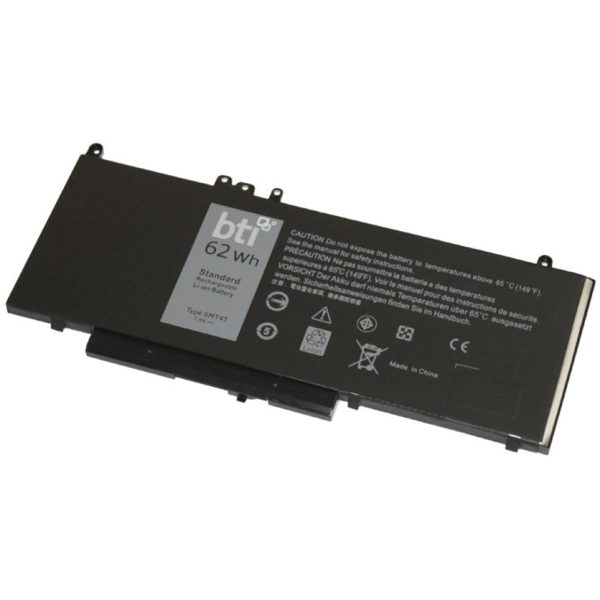 BTI Battery - Compatible OEM   0C1P4   451-BBTW   451-BBTX   451-BBUN   451-BBUP   451-BBUQ   535NC   6MT4T   7V69Y   FN7FY   HK6DV   JCDHY   K3JK9   NR1DY   TXF9M Compatible Model LATITUDE E5470 LATITUDE E5570