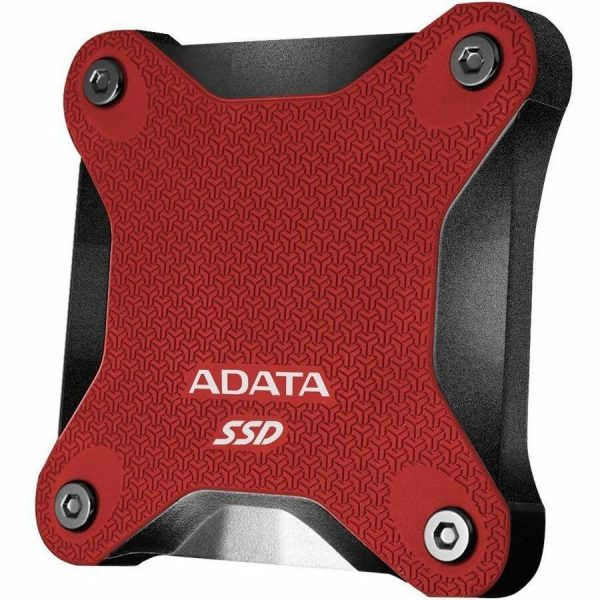 Adata SD600Q 240 GB Portable Solid State Drive - External - Red - Xbox One, PlayStation Device Supported - USB 3.2 (Gen 1)