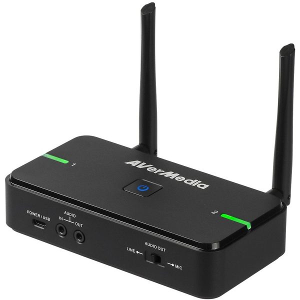 AVerMedia Wireless Microphone and Receiver. TAA and NDAA Compliant - Wireless