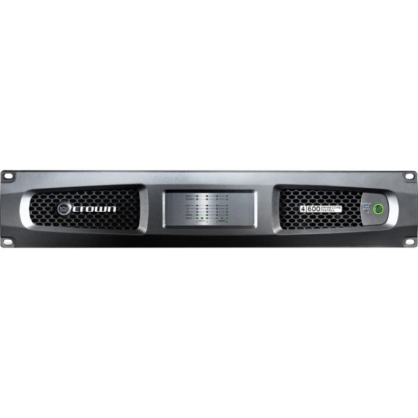 Crown DriveCore Install 4|600 Amplifier - 2400 W RMS - 4 Channel - Black