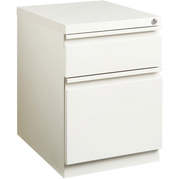 Lorell 20" 2-drawer Box/File Steel Mobile Pedestal