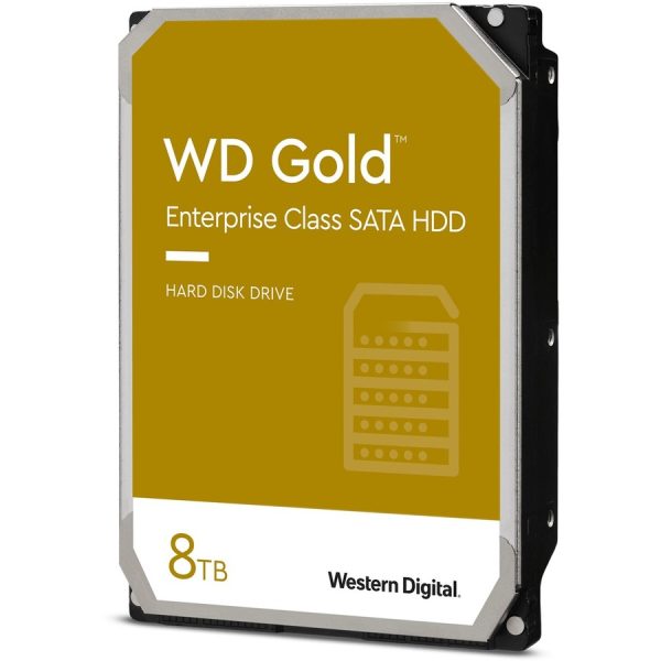 Western Digital Gold WD8004FRYZ 8 TB Hard Drive - 3.5" Internal - SATA (SATA/600)