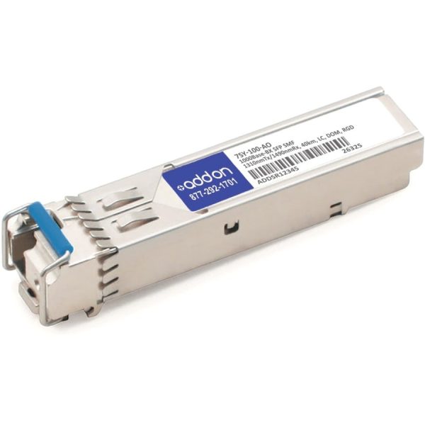 AddOn Accedian SFP Module - For Data Networking, Optical Network - 1 x LC 1000Base-BX Network - Optical Fiber - Single-mode - Gigabit Ethernet - 1000Base-BX - Hot-swappable - TAA Compliant