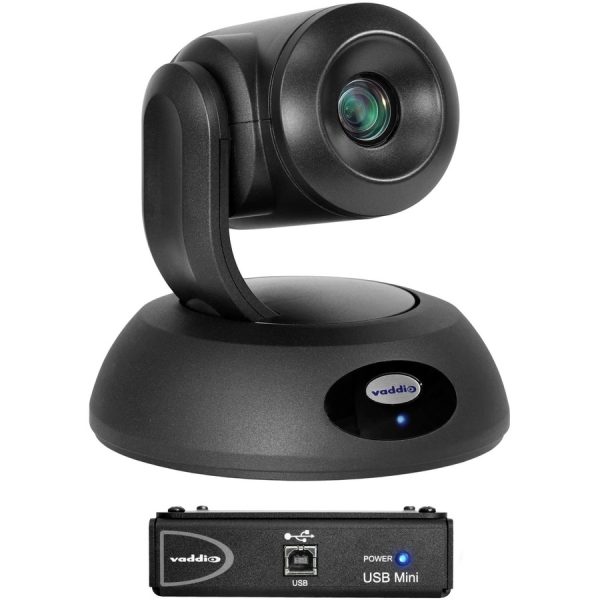 Vaddio RoboSHOT Elite Video Conferencing Camera - 8.5 Megapixel - 60 fps - Black