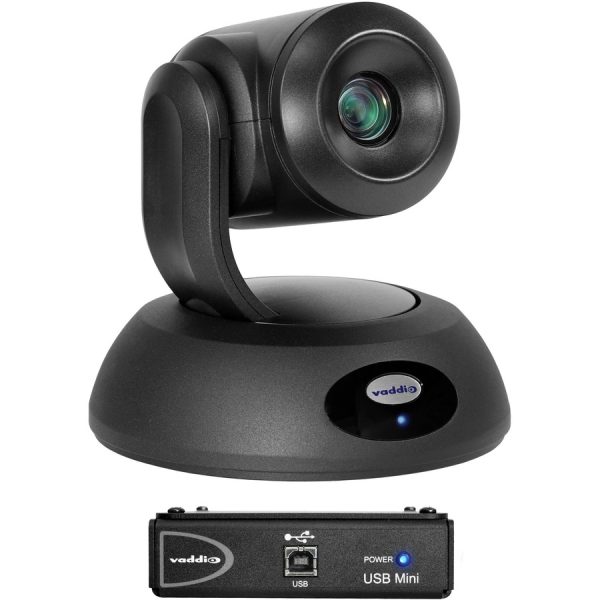 Vaddio RoboSHOT 30E QMini Video Conferencing System - PTZ Camera - Black