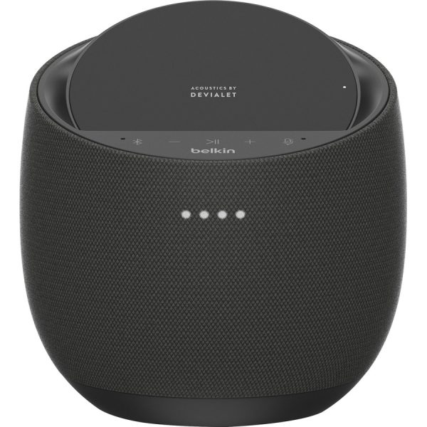 Belkin SOUNDFORM ELITE Bluetooth Smart Speaker - 150 W RMS - Google Assistant, Alexa Supported - Black