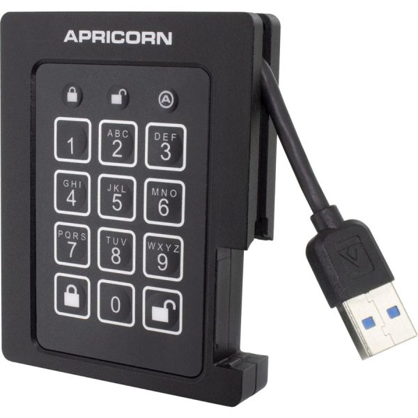 Apricorn ASSD-3PL256-4TBF 4 TB Rugged Solid State Drive - External - USB 3.0