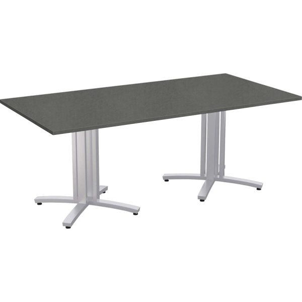 Special-T Structure 4X Conference Table - Steel Mesh Rectangle Top - 84" Table Top Length x 42" Table Top Width - 29" Height - Assembly Required - High Pressure Laminate (HPL) Top Material