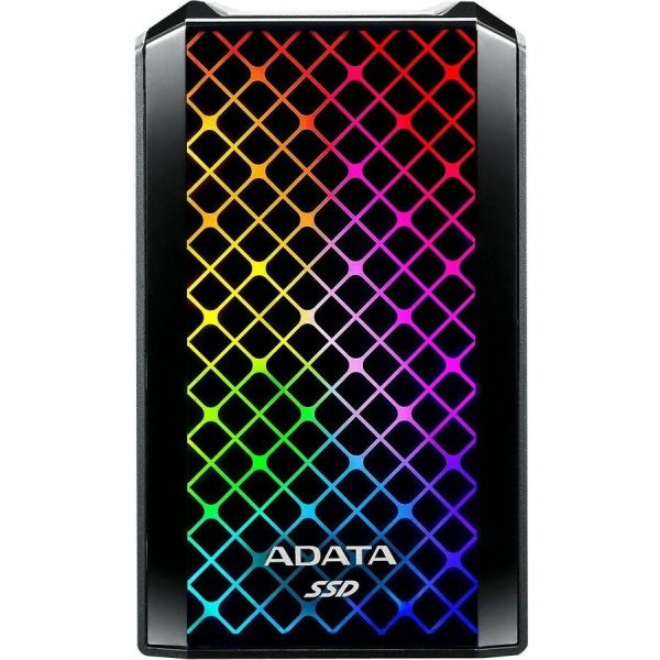 Adata SE900G 512 GB Solid State Drive - External - Black - Gaming Console, Desktop PC, Notebook Device Supported - USB 3.2 (Gen 2) Type C - 3 Year Warranty