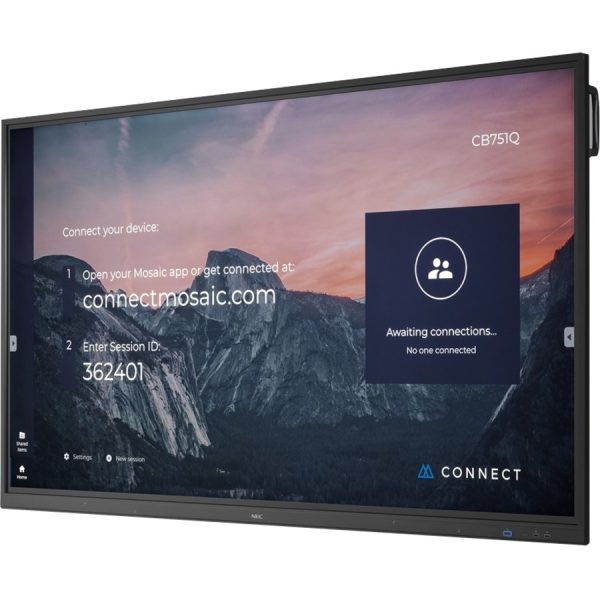 NEC Display 75" UHD Collaborative Board