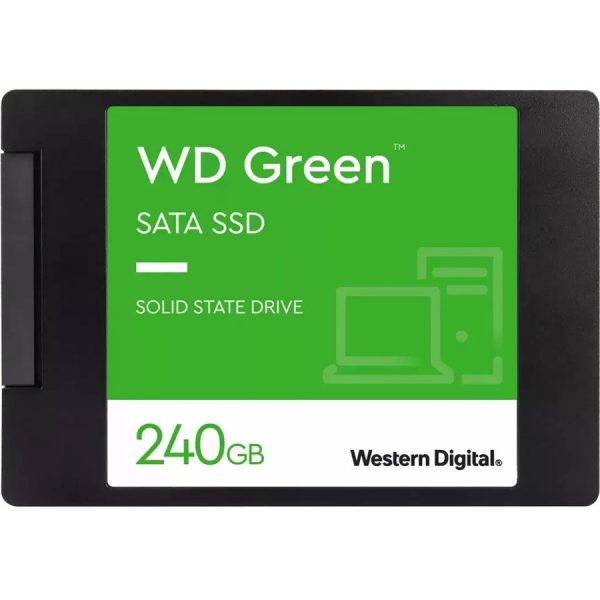 WD Green WDS240G3G0A 240 GB Solid State Drive - 2.5" Internal - SATA (SATA/600)