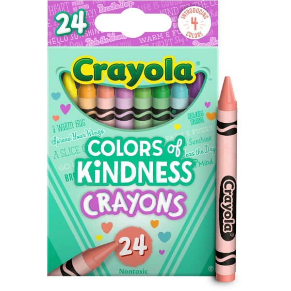 Crayola Colors of Kindness Crayons - Multi - 24 / Pack