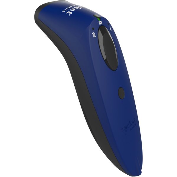 Socket Mobile SocketScan S720, Linear Barcode Plus QR Code Reader, Blue - Wireless Connectivity - 14.96" Scan Distance - 1D, 2D - LED - Linear - Bluetooth - Blue - Asset Tracking, Ticketing, Transportation, Delivery, Loyalty Program, Inventory, Hospitality