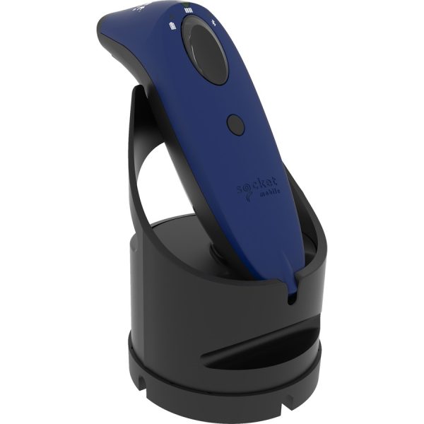 Socket Mobile SocketScan S720, Linear Barcode Plus QR Code Reader, Blue & Black Dock - Wireless Connectivity - 14.96" Scan Distance - 1D, 2D - LED - Linear - Bluetooth - Blue - Ticketing, Asset Tracking, Transportation, Delivery, Loyalty Program, Inventory, Hospitality