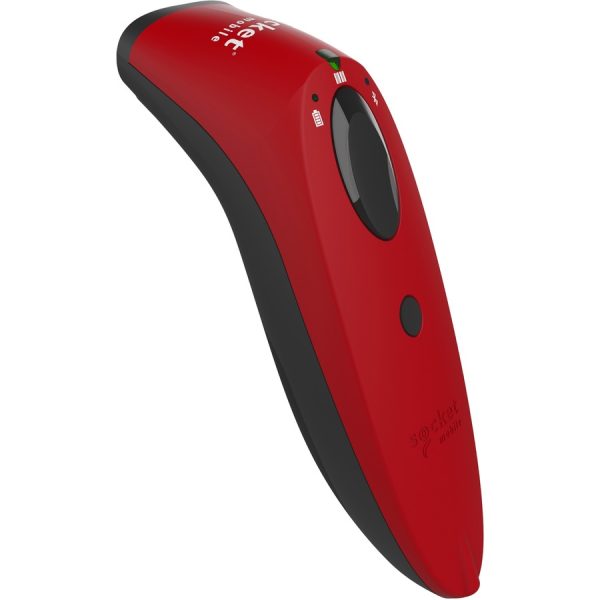 Socket Mobile SocketScan S720, Linear Barcode Plus QR Code Reader, Red - Wireless Connectivity - 14.96" Scan Distance - 1D, 2D - LED - Linear - Bluetooth - Red - Ticketing, Asset Tracking, Transportation, Delivery, Loyalty Program, Inventory, Hospitality