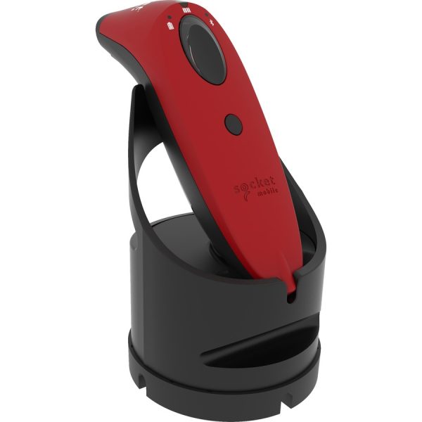 Socket Mobile SocketScan S720, Linear Barcode Plus QR Code Reader, Red & Black Dock - Wireless Connectivity - 14.96" Scan Distance - 1D, 2D - LED - Linear - Bluetooth - Red - Ticketing, Asset Tracking, Transportation, Delivery, Loyalty Program, Inventory, Hospitality