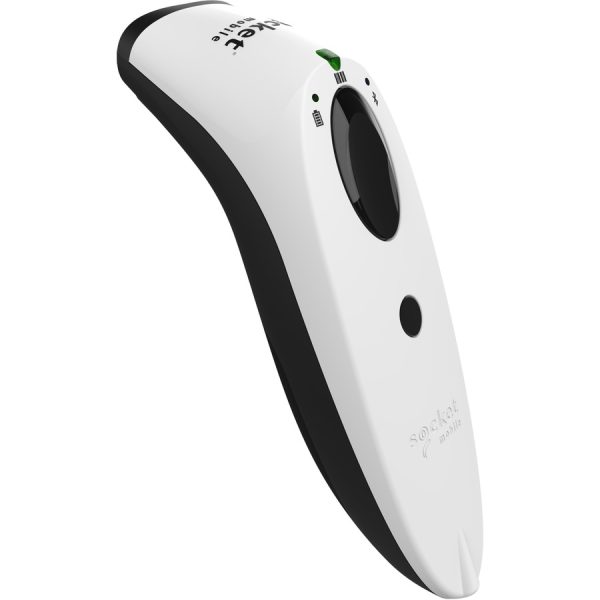 Socket Mobile SocketScan S720, Linear Barcode Plus QR Code Reader, White - Wireless Connectivity - 14.96" Scan Distance - 1D, 2D - LED - Linear - Bluetooth - White - Ticketing, Asset Tracking, Transportation, Delivery, Loyalty Program, Inventory, Hospitality