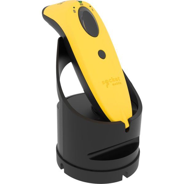 Socket Mobile SocketScan S720, Linear Barcode Plus QR Code Reader, Yellow & Black Dock - Wireless Connectivity - 14.96" Scan Distance - 1D, 2D - LED - Linear - Bluetooth - Yellow - Ticketing, Asset Tracking, Transportation, Delivery, Loyalty Program, Hospitality, Inventory