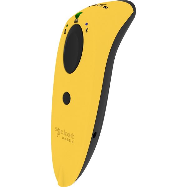 Socket Mobile SocketScan S720 - 1D/2D Linear Barcode Plus QR Code Reader - Wireless Connectivity - 14.96" Scan Distance - 1D, 2D - Linear - Bluetooth - Yellow - Stand Included - Asset Tracking, Loyalty Program, Transportation, Inventory, Ticketing, Delivery, Hospitality