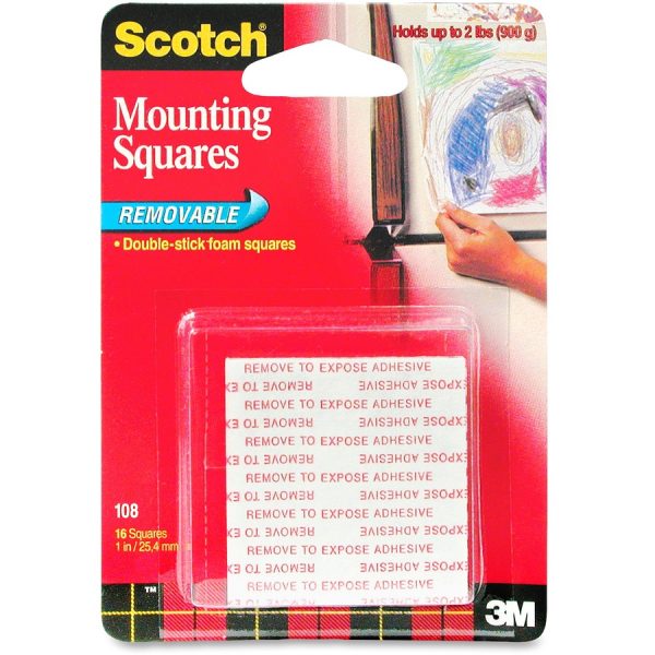 Scotch Double-stick Foam Mounting Squares