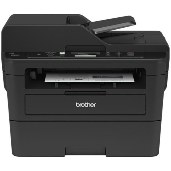 Brother DCP-L2550DW Monochrome Laser Multi-function Printer with Wireless Networking and Duplex Printing - Copier/Printer/Scanner - 36 ppm Mono Print - 2400 x 600 dpi Print - Automatic Duplex Print - 1 x Input Tray 250 Sheet, 1 x Automatic Document Feeder 50 Sheet, 1 x Output Bin 100 Sheet, 1 x Output Tray 1 Sheet - 1200 dpi Optical Scan - 250 sheets Input - Ethernet - Wireless LAN - USB - 2000 Recommended Monthly Print Volume