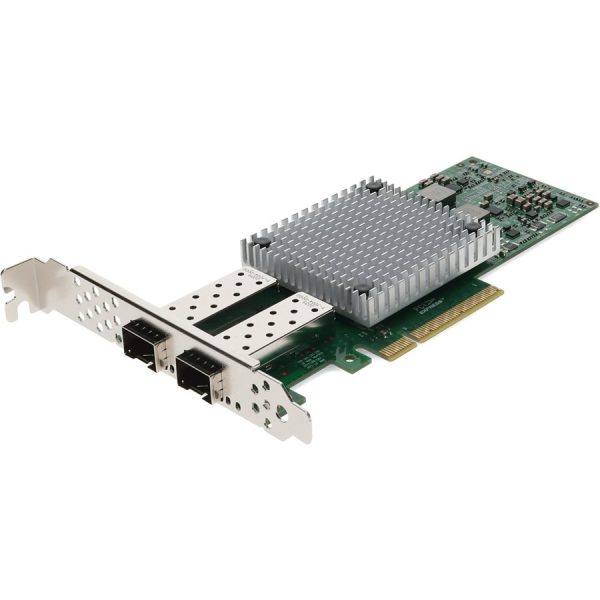 AddOn 10Gbs Dual Open SFP+ Port PCIe 3.0 x8 Network Interface Card w/ISCSI Initiator - PCI Express 3.0 x8 - 1.25 GB/s Data Transfer Rate - Intel X710 - 2 Port(s) - Optical Fiber - Multi-mode, Single-mode - 10GBase-X - SFP+ - Plug-in Card