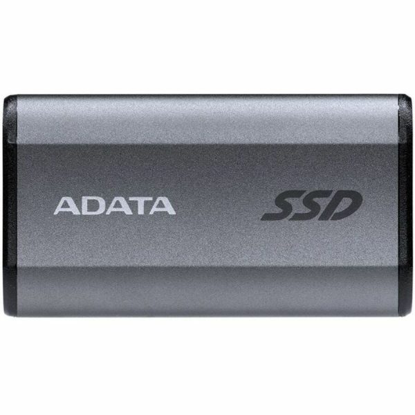 Adata SE800 AELI-SE880-500GCGY 500 GB Portable Rugged Solid State Drive - External - Titanium Gray - MacBook Air, MacBook Pro, Gaming Console Device Supported - USB 3.2 (Gen 2) Type C - 5 Year Warranty