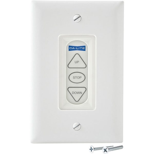 Da-Lite White Low Voltage Control Switch