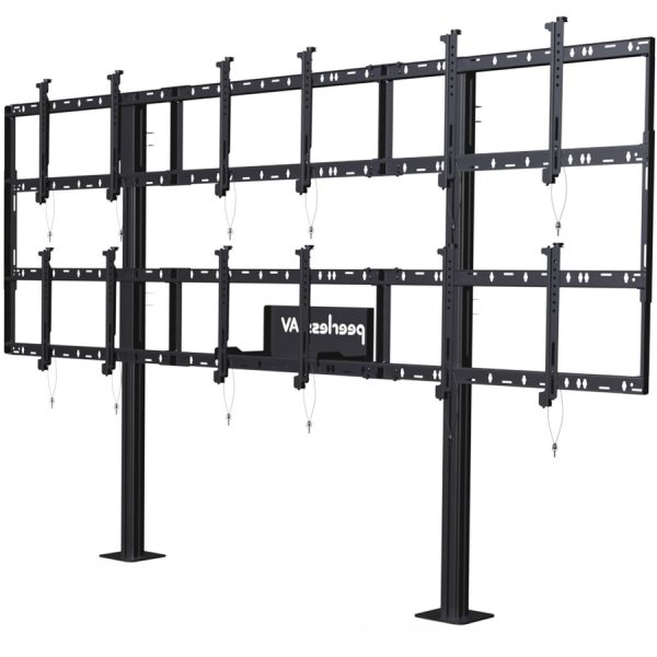 Peerless-AV Modular Video Wall Pedestal Mount 3x2 Configuration For 46" to 55" Displays