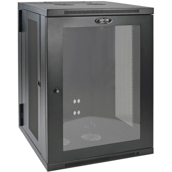 Tripp Lite 18U Wall Mount Rack Enclosure Server Cabinet w Hinged Acrylic Window