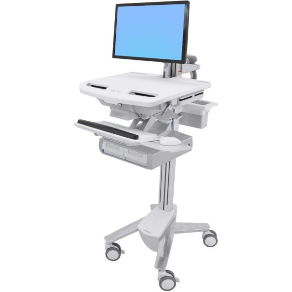 Ergotron StyleView Cart with LCD Arm, 2 Drawers (2x1)