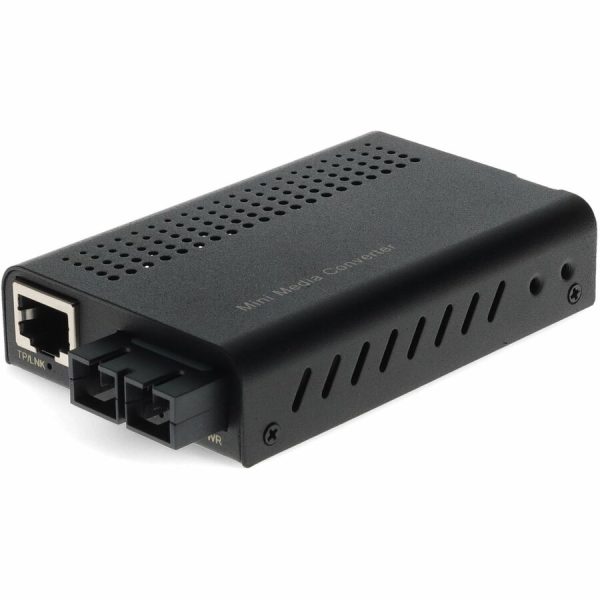 AddOn 10/100/1000Base-TX(RJ-45) to 1000Base-LX(SC) SMF 1310nm 20km Mini Media Converter